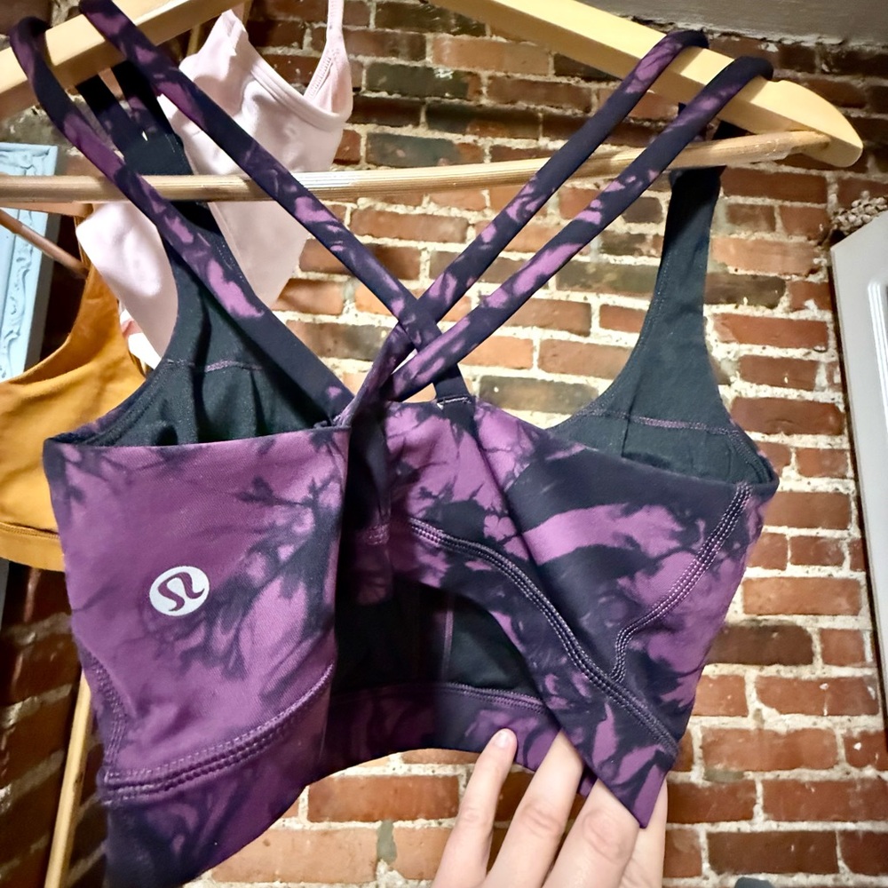 Set of Three Size 8 Lululemon Sports Bras - Picture 3 of 10